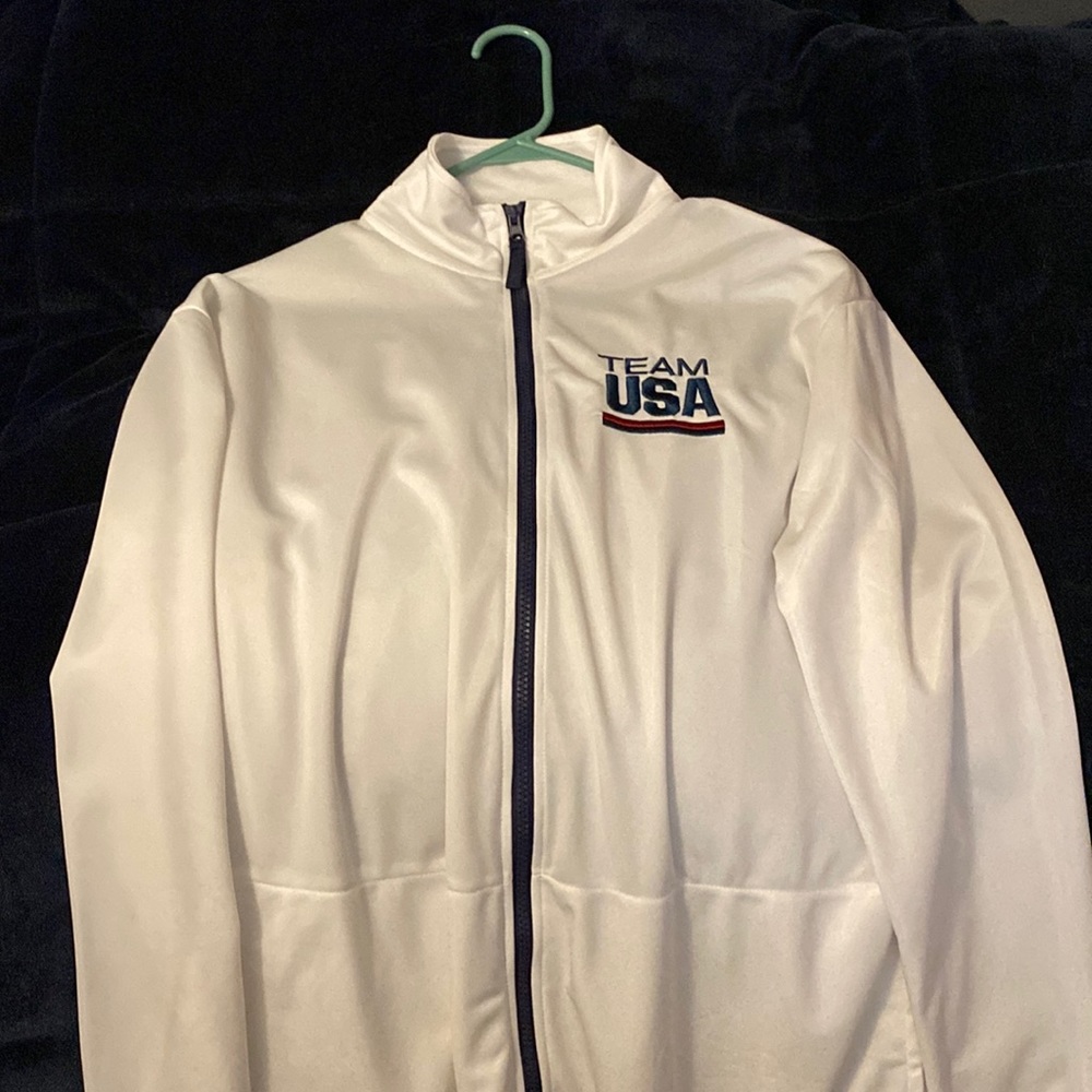 Mens Team USA Zip-Up Jacket